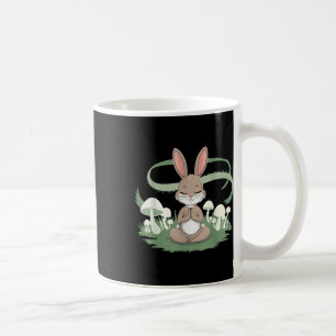Caneca De Café Meditando "Coelhinha Calma" Saúde Mental Aw