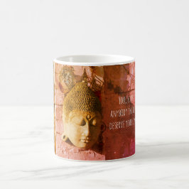 Caneca De Café Meditation with Buddha's words
