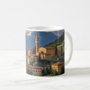Caneca De Café Mediterrâneo Positano Mug Café Viagem italiano