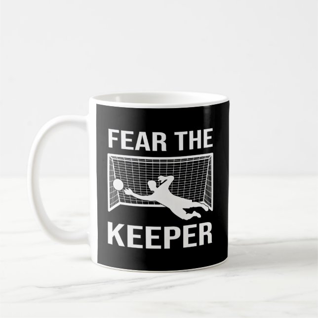 Caneca De Café Medo De Goal Keeper Goal Goalie (Esquerda)