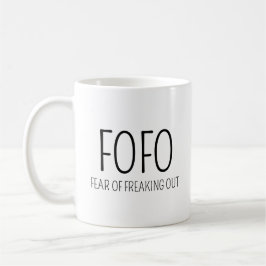 Caneca De Café Medo de Pirar (FOFO)