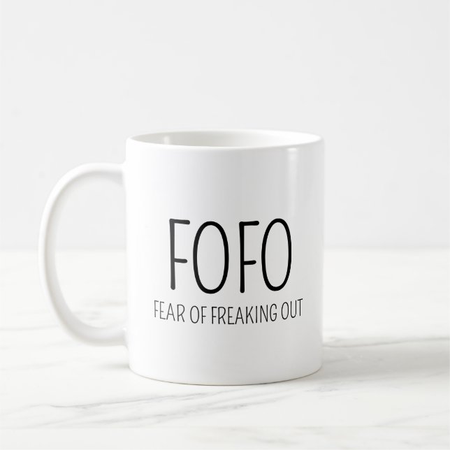 Caneca De Café Medo de Pirar (FOFO) (Esquerda)