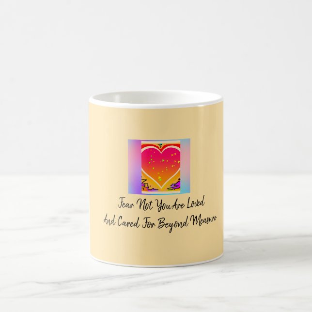 Caneca De Café Medo Não É Amado Além Da Medida (Centro)