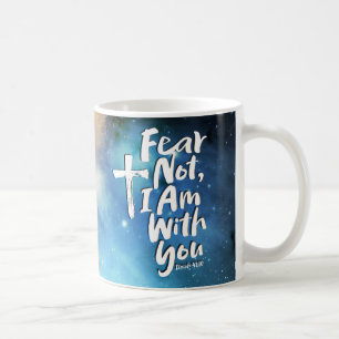 Caneca De Café MEDO NÃO, estou com você Religioso - Isaiah 41:1