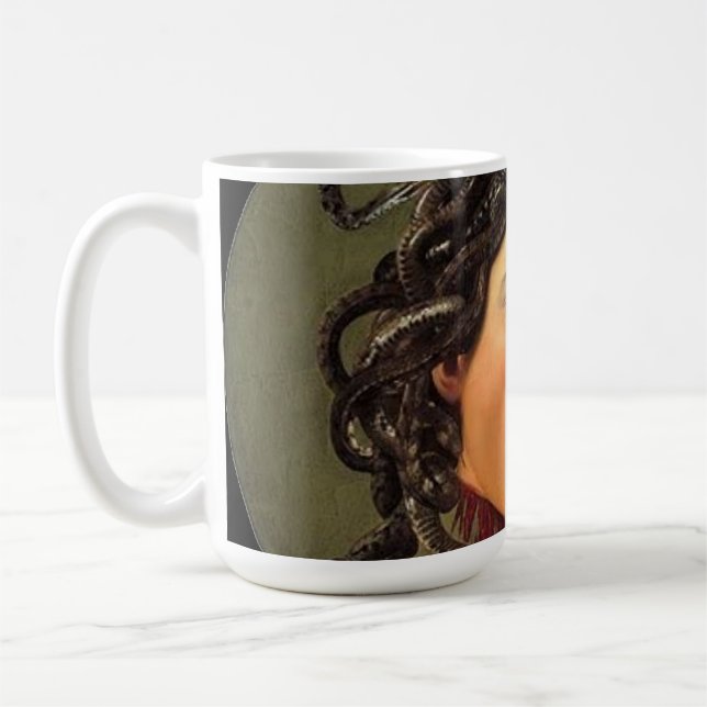 Caneca De Café Medusa Cabeça Por Caravaggio (Esquerda)