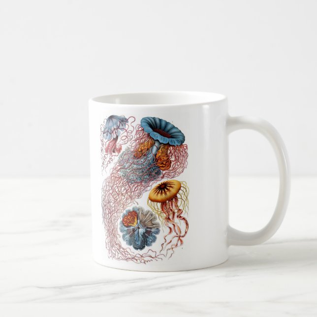 Caneca De Café Medusa de Haeckel (Direita)