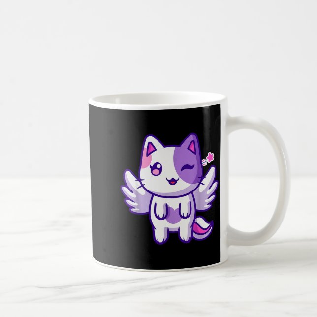Caneca De Café Meemeow Cute Cat Plu-shirt  (Direita)