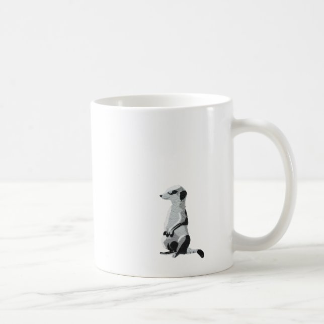 Caneca De Café Meerkat (Direita)