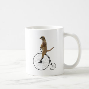 Caneca De Café Meerkat em Black Penny Farthing