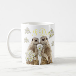 Caneca De Café Meerkats No Amor,