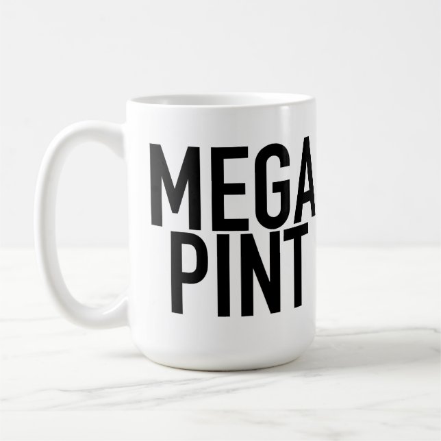 Caneca De Café MEGA Tampão de Bebendo de Mumba Vidro de café Bebi (Esquerda)