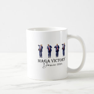 Caneca De Café Mega Victory Dance Trump 2024 47th Presidente