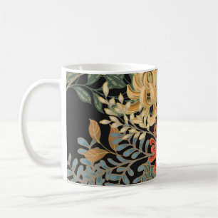 Caneca De Café Mehndi Tracery Azulejo: Design sem costura étnica
