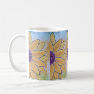 Caneca De Café Meia-Flor