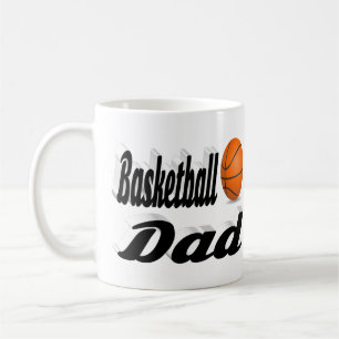 Caneca De Café Meia letra de Pai de basquete