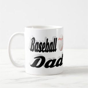 Caneca De Café Meia letra de Pai de beisebol