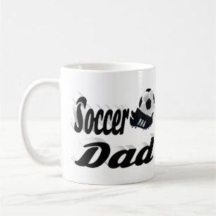 Caneca De Café Meia letra de Pai de futebol Coffee Mug
