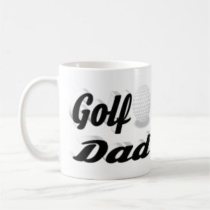 Caneca De Café Meia letra de Pai de golfe Coffee Mug
