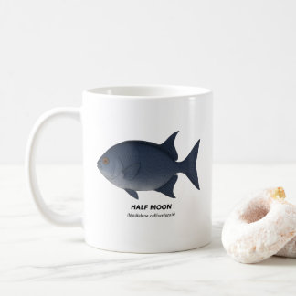 Caneca De Café Meia-Lua - Animais Marinhos da Califórnia