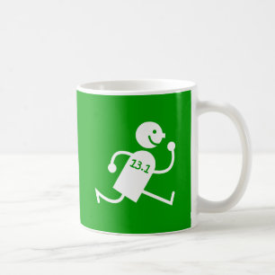 Caneca De Café Meia maratona engraçada