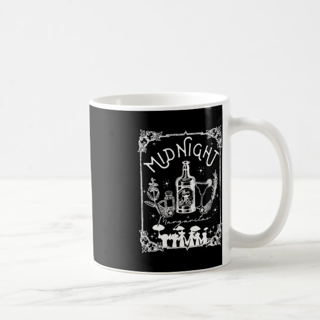 Caneca De Café Meia-Noite Margaritas Prática Tee Halloween (Direita)