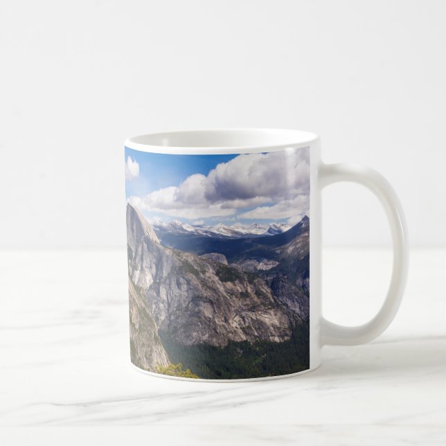 Caneca De Café Meia paisagem de Dome, Califórnia (Direita)