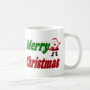 Caneca De Café Meia-pografia de Feliz Natal