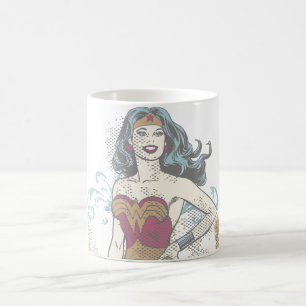 Caneca De Café Meia-tonalidade da Mulher Maravilha