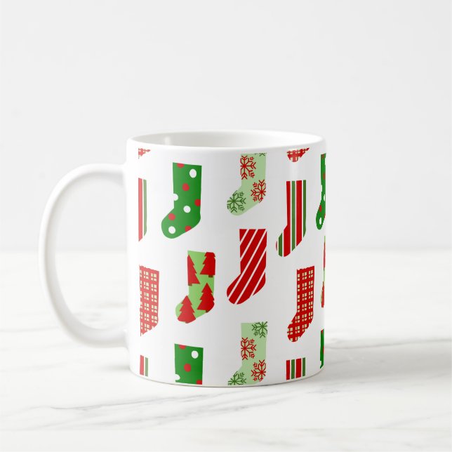 Caneca De Café Meias de Natal Mug de Café (Esquerda)