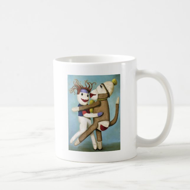 Caneca De Café Meias sujas que dançam o tango (Direita)
