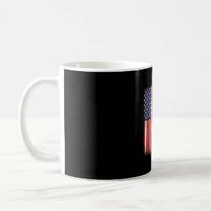 Caneca De Café Meio americano meio britânico bandeira dos EUA rei