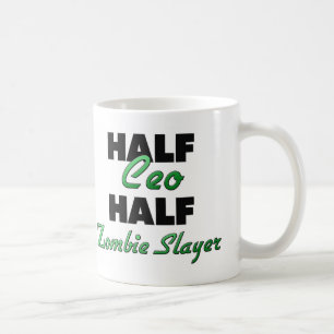 Caneca De Café Meio assassino do zombi do CEO meio