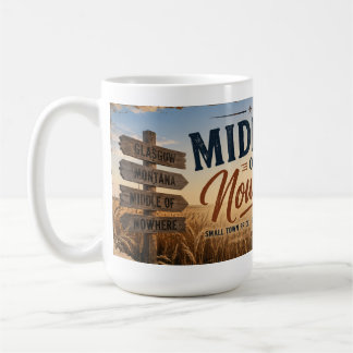 Caneca De Café Meio do Nada Glasgow Montana