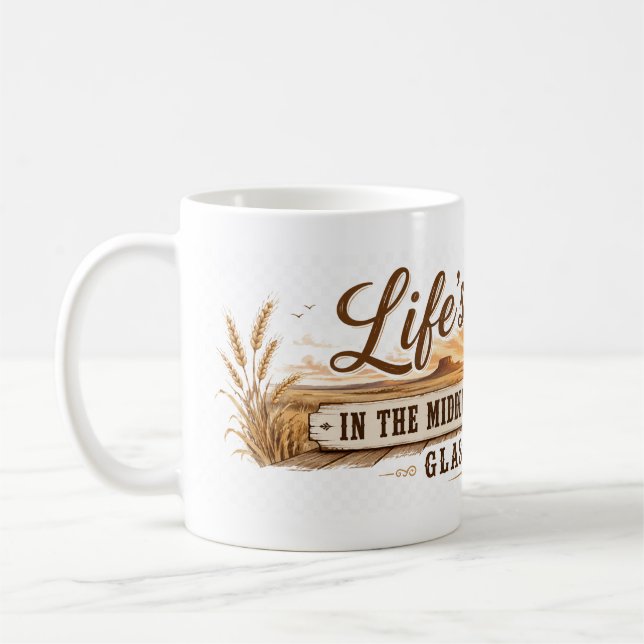 Caneca De Café Meio do Nada Glasgow Montana (Esquerda)