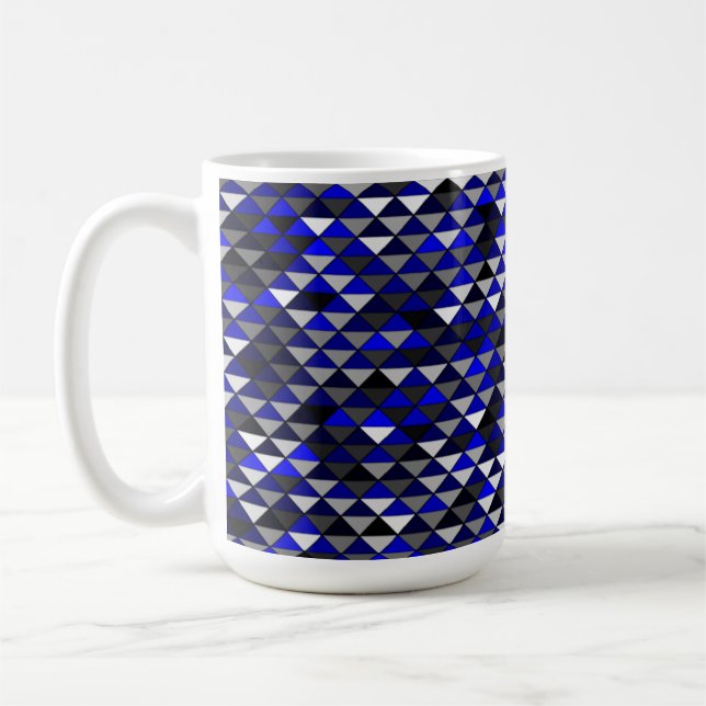 Caneca De Café Meio e Meio Diamantes 15oz Mug (Esquerda)