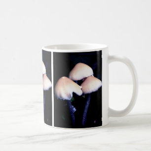 Caneca De Café Meio-Noite Mushroom Nature