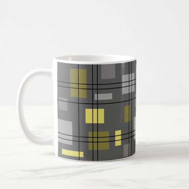 Caneca De Café Meio século Modern Geométrico 4 (Esquerda)