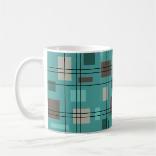 Caneca De Café Meio século Modern Geométrico 8