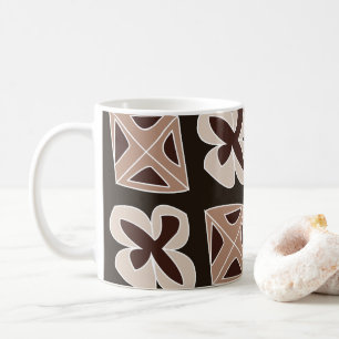 Caneca De Café Meio século Moderno Geométrico Floral