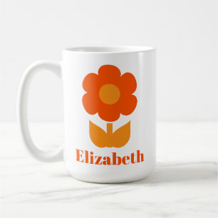 Caneca De Café Meio século Personalizado Moderno Retroativo 70s F