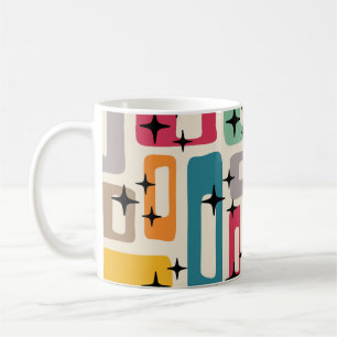 Caneca De Café Meio século Retroativo Moderno
