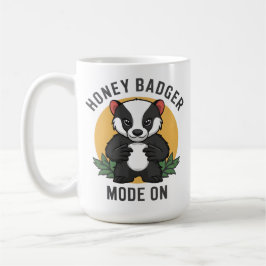 Caneca De Café Mel Badger Mode Em Animais Selvagens Sem Pelo