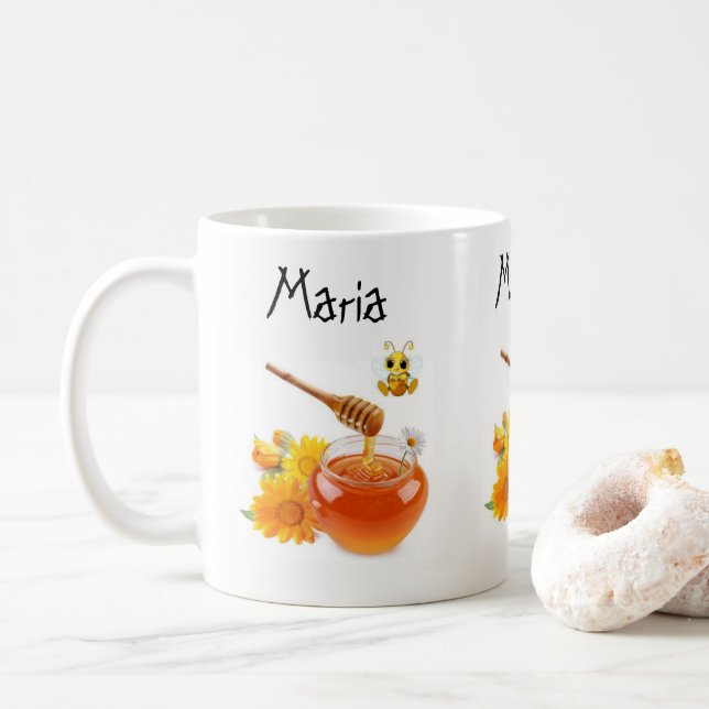 Caneca De Café Mel Bee Mug (Com Donut)