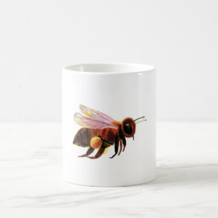 Caneca De Café Mel Bee Voando