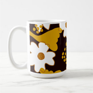 Caneca De Café Mel Preto Flutuante