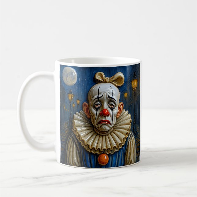 Caneca De Café Melancholy Clown (Esquerda)