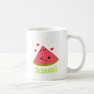 Caneca De Café melancia do kawaii!