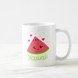 Caneca De Café melancia do kawaii!