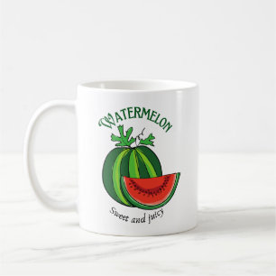 Caneca De Café Melancia Doce Vibrações de Verão