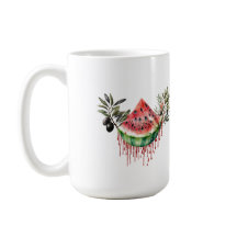 Melancia e oliveiras- Mug palestiniano